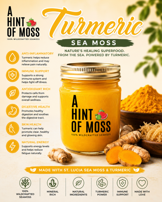 Turbo Turmeric Power Blend  Sea Moss