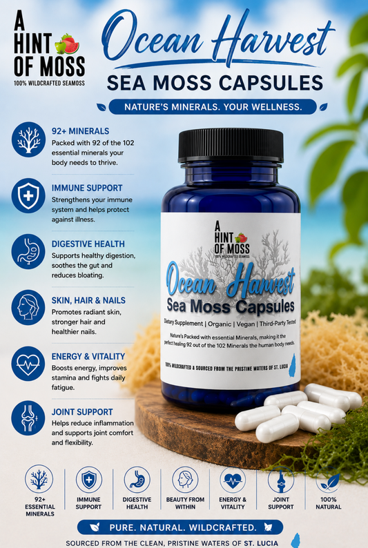 Ocean Harvest SeaMoss Moringa Capsules