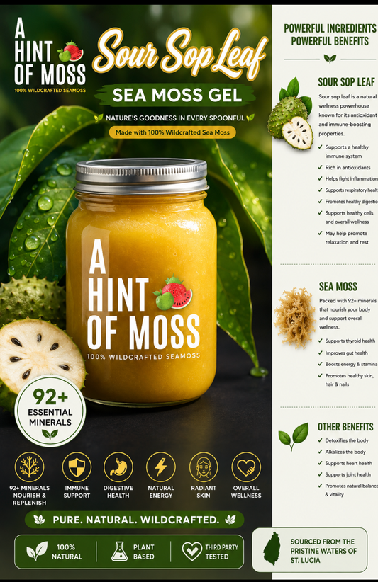 Tropical Strength Soursop Sea Moss
